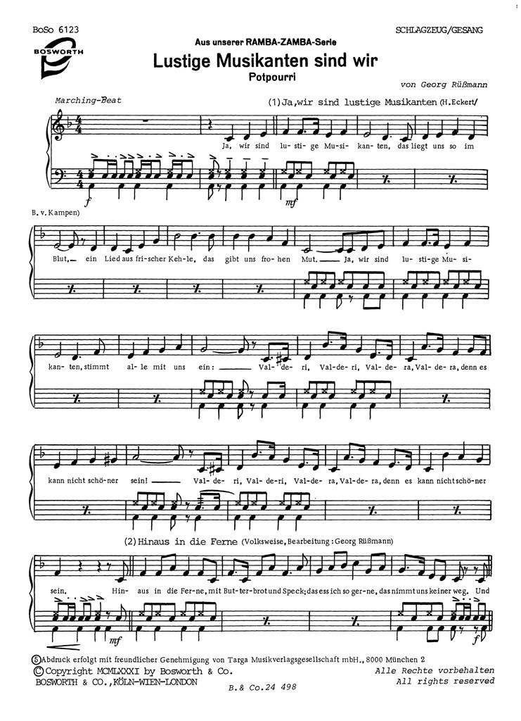 Lustige Musikanten Sind Wir/Dieter Smmfrdn